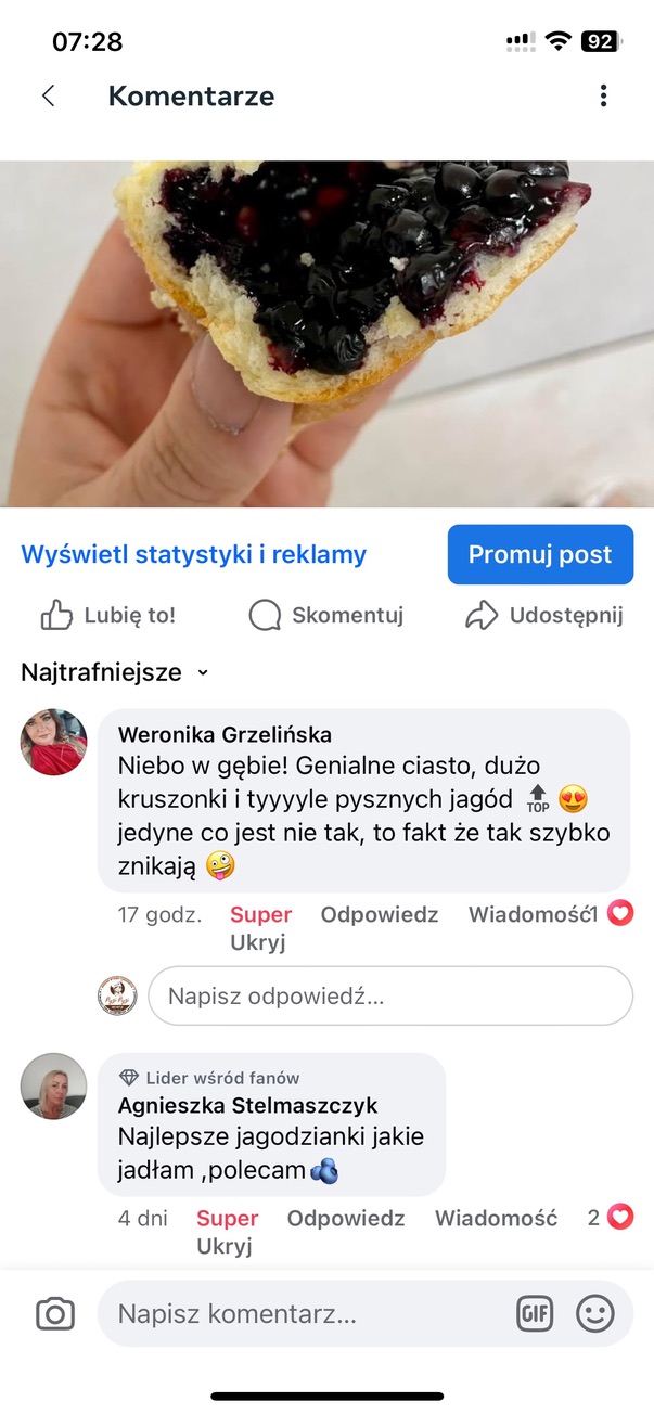 Opinia z Facebooka 3